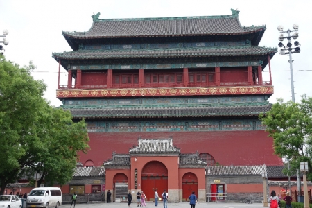 Beijing drum tower, which faces...