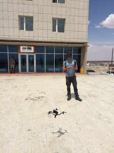 Ivan with his drone