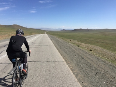 Dan leading us towards Ulaanbaater