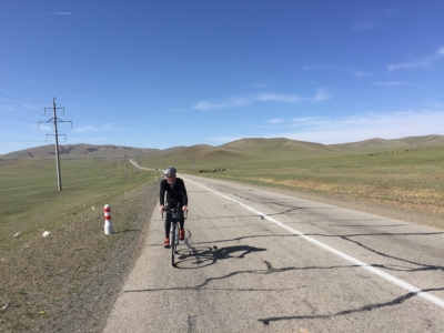 Dan leading us towards Ulaanbaatar