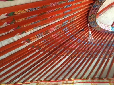 Yurt ceiling decoration