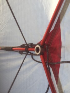 Kiwi ingenuity to hold my damaged tent together.
