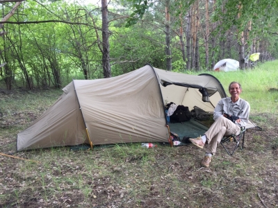 Paul and 'The Palace' as his tent is referred to