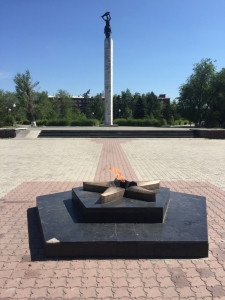 Memorial flame