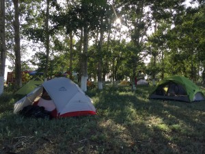 A nice shady campsite