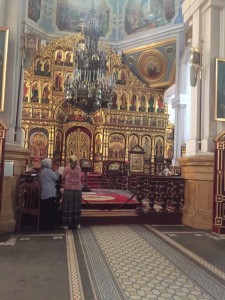 Inside Zenkov's cathedral