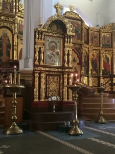 Inside Zenkov's cathedral