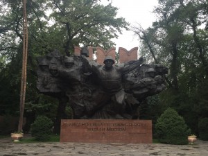 War memorial sculpture - it's at least 10m high