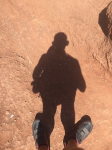 Is it a selfie if it's only your shadow...? In Fairytale canyon