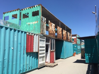 This town's half built from containers