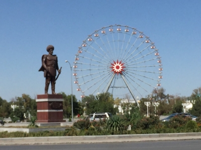 Turkmenabat - not sure if ferris wheels are on the 'banned' list of things to photograph