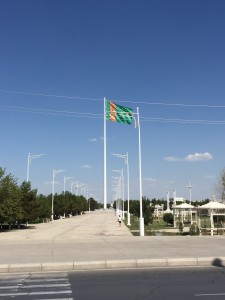 Turkmenabat flagpole