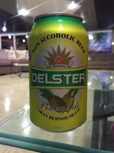 Nothing like beer at all, but actually a really nice pineapple drink.