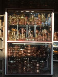 Oh Adam would love this place - copper cookware everywhere!