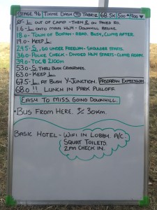 Stage 97 (no matter what the board might say) route notes