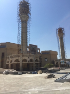 Under-construction mosque