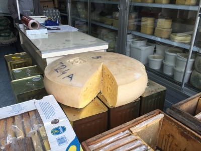 A huge local gruyère which at 20 YTL - about $6.50 USD - per kilo is very good value