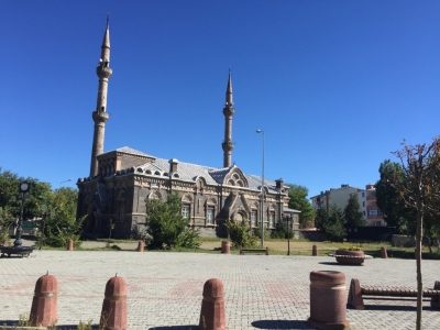 Former church, turned mosque, turned gym (during the Russian occupation) turned mosque, now abandoned