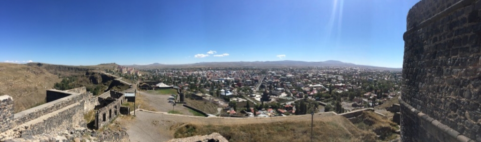 Kars city from above