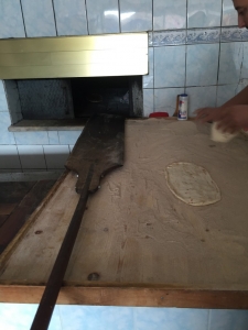Pide paddle and the dough for my pide